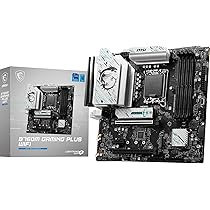 MSI B760M GAMING PLUS WiFi, mATX Motherboard - Supports 14th, 13th
